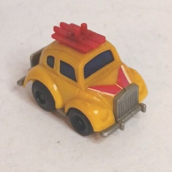 MINI VW Volkswagon 2 Beetles Set Friction (Not Working) Vintage 1 Bumper Broken - Picture 4 of 15